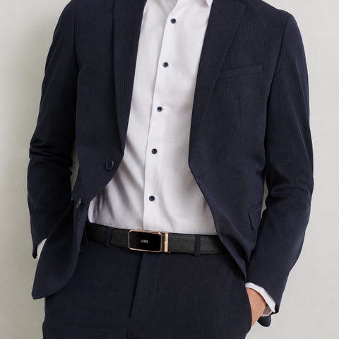 Dây lưng nam cao cấp da thật LECOS - LD2