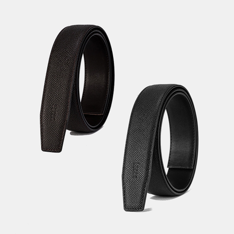 Dây lưng nam cao cấp da thật không đầu khoá LECOS - LDB13