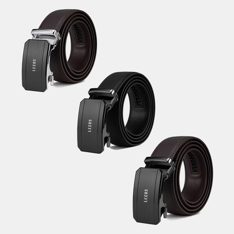 Dây lưng nam cao cấp da thật LECOS - LD14