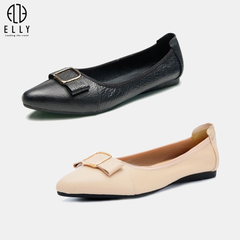 Giày nữ cao cấp da thật ELLY - EGT102