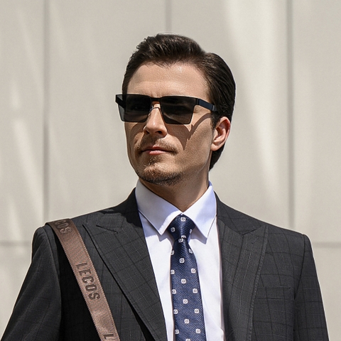 Kính mắt nam cao cấp LECOS - LK48