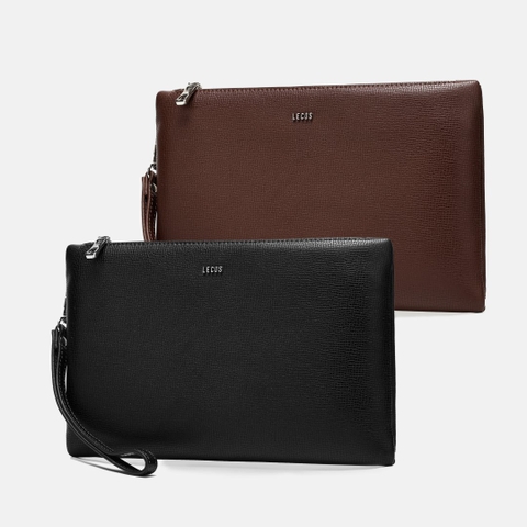 Túi clutch nam cao cấp da thật LECOS - LC1