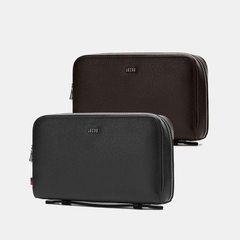 Túi clutch nam cao cấp da thật LECOS - LC13