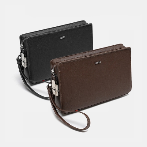 Túi clutch nam cao cấp da thật LECOS - LC14