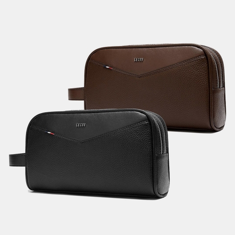 Túi clutch nam cao cấp da thật LECOS - LC2