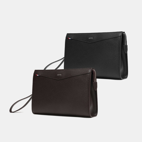 Túi clutch nam cao cấp da thật LECOS - LC4
