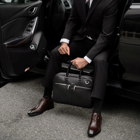 Túi xách nam cao cấp da thật LECOS - LT10