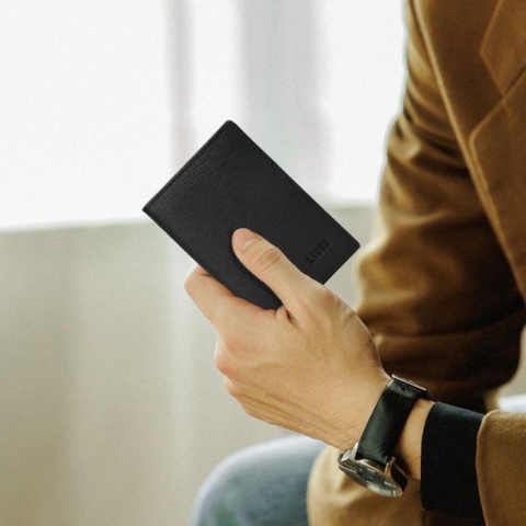 Ví nam cao cấp da thật LECOS - LV1