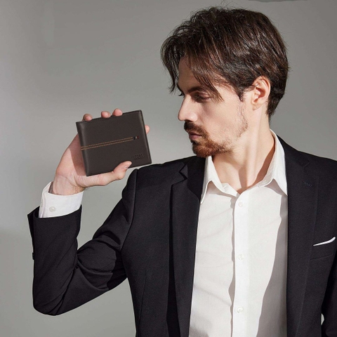 Ví nam cao cấp da thật LECOS - LV12