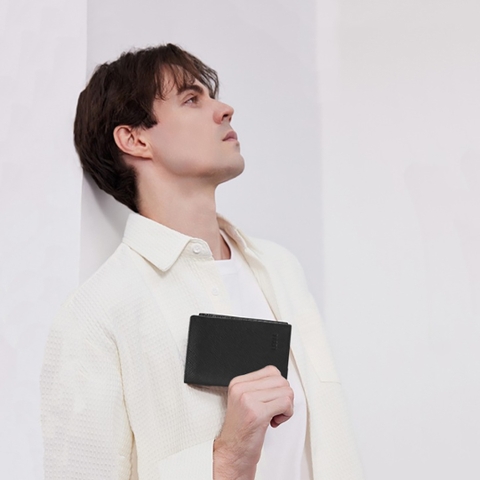 Ví nam cao cấp da thật LECOS - LV14