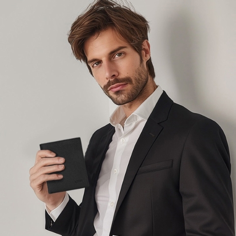 Ví nam cao cấp da thật LECOS - LV2