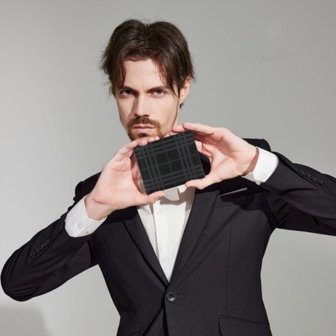 Ví nam cao cấp da thật LECOS - LV7