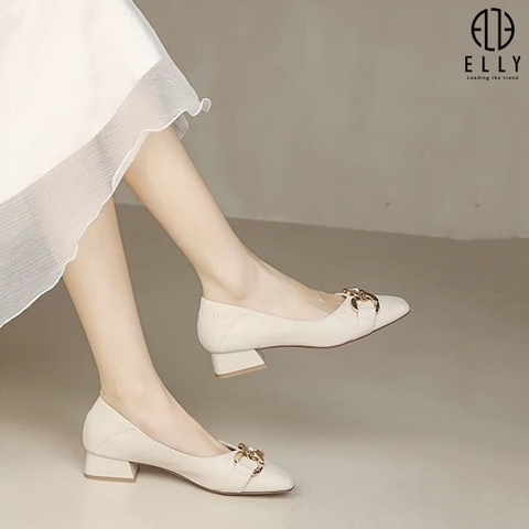 Giày nữ cao cấp da thật ELLY - EGT193