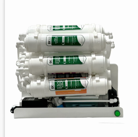 MÁY LỌC NƯỚC NANO + ION  KIỀM -  KIỂU ÂM TỦ BẾP -  KHÔNG VỎ - DÙNG BƠM ÁP BKN NA.301 (7 cấp)