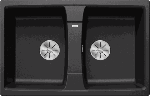 Chậu rửa bát đá đôi BLANCO LEXA8 ANTHRACITE ( màu đen)
