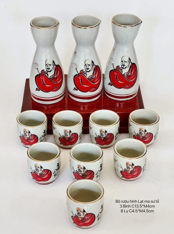 Bộ rượu hình Lạt ma sư tổ