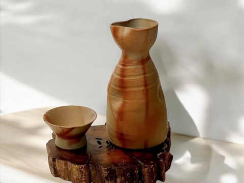 Bộ rượu độc ẩm Bizen Hidasuki