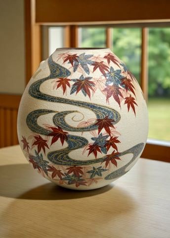 Bình Kutani Nhật Bản