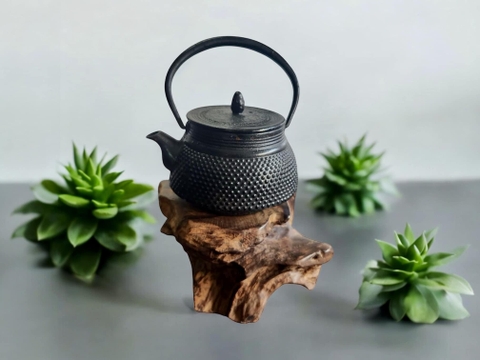 Ấm tetsubin chấm bi