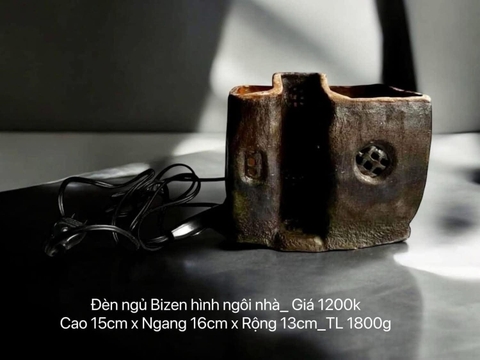 Đèn ngủ Bizen hình ngôi nhà