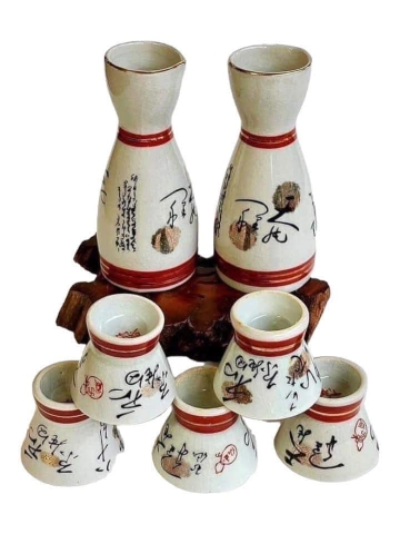 Bộ rượu thư pháp