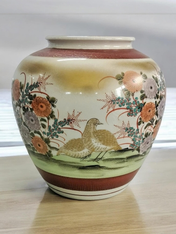 Bình Kutani chim hoa