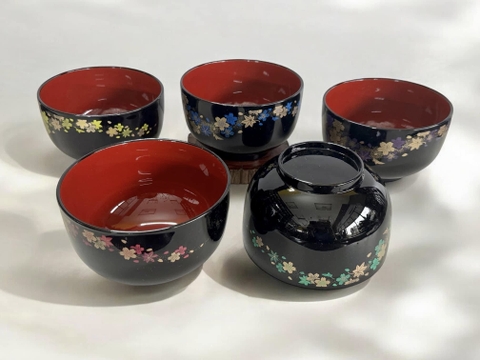 Bát Sơn mài full box