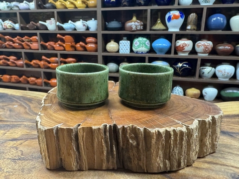 Set 2 ly mộc oribe