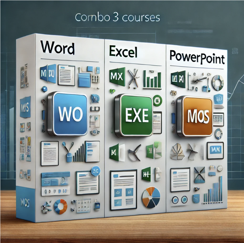 Giảm 50% Combo MOS 2019/365 Word, Excel, PowerPoint