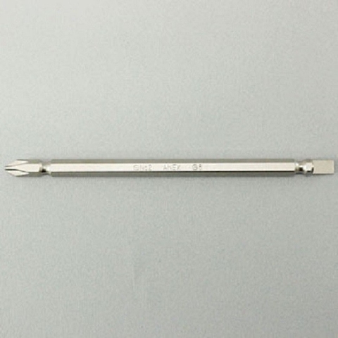 Vỉ 2 mũi vặn vít 2 đầu có từ tính  ANEX No.395-DB2S