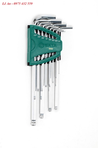 Bộ lục giác bi hệ inch 12 chi tiết SATA 09102