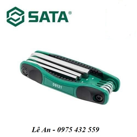 Bộ lục giác gập 8 chi tiết SATA 09121