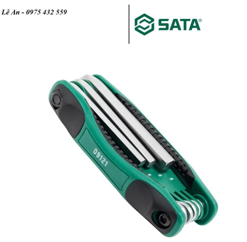 Bộ lục giác gập 8 chi tiết SATA 09121