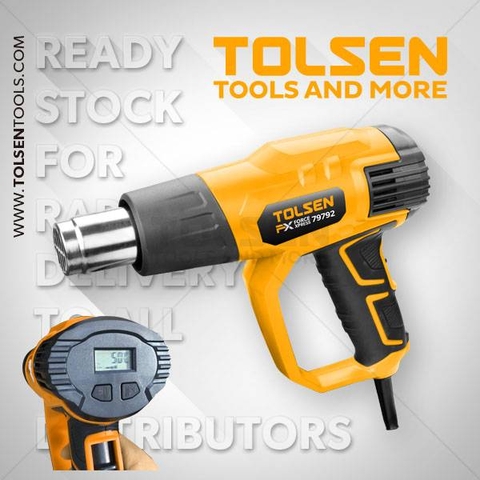 MÁY THỔI HƠI NÓNG, MÀN HÌNH ĐIỆN TỬ TOLSEN 79792