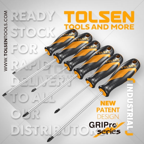 BỘ TUA VÍT CÁN MỀM 6PCS TOLSEN 20014