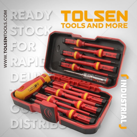 BỘ VÍT CÁCH ĐiỆN 13 CÂY TOLSEN 38016