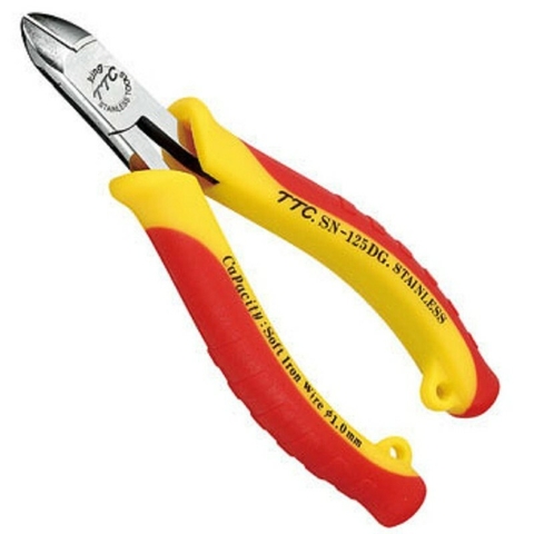 Kìm cắt cạnh bằng thép không gỉ 125mm TSUNODA SN-125DG