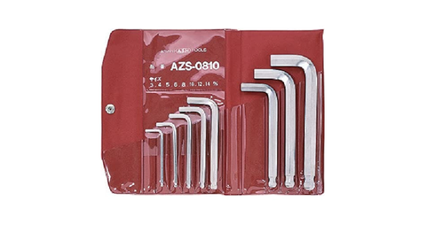 Bộ lục giác bi loại ngắn 3-14mm  ASAHI AZS0810