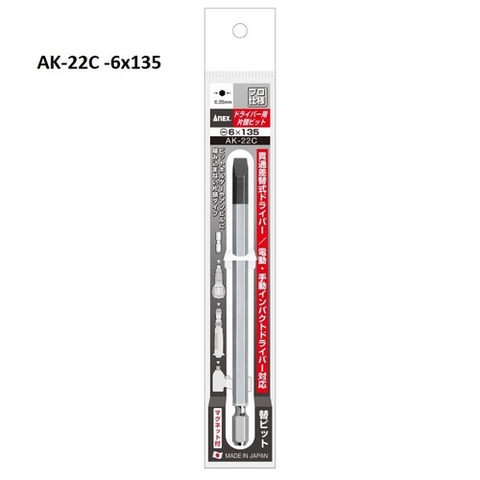 Mũi vít đóng  ANEX AK-22C-6x135