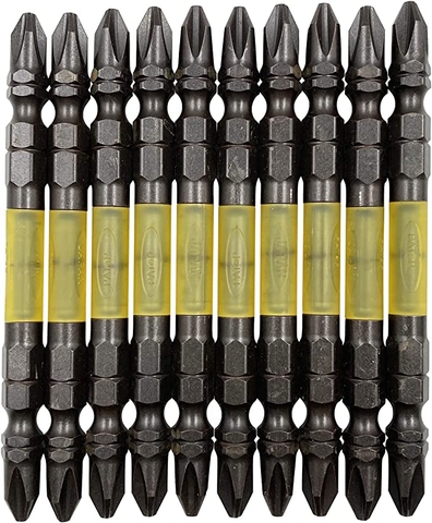 Vỉ 10 Mũi vặn vít 2 đầu có từ tính  ANEX ABR-14M+2x85