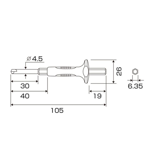 Mũi vít tháo vít gỉ ANEX AK-22NS