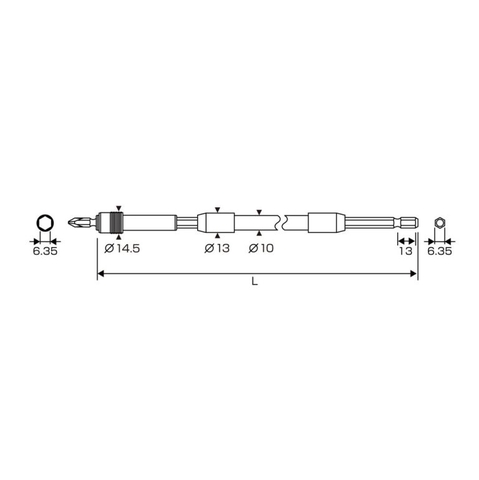 Thanh nối mũi vít dài  ANEX ALH-250