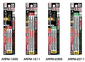 Vỉ 2 mũi vít 2 đầu rồng đỏ ANEX ARPM-2311