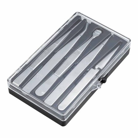 Bộ nhíp bằng thép không gỉ 5 chi tiết ANEX No.1090