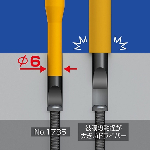 Tô vít cách điện xoay nhanh ANEX No.1785-6x100