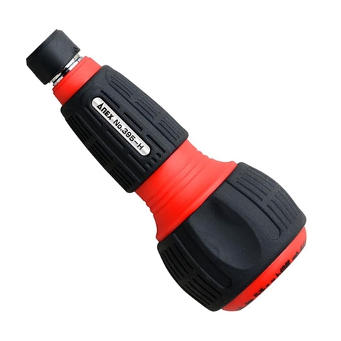 Chuôi tô vít xoay nhanh có bánh răng ANEX No.395-H