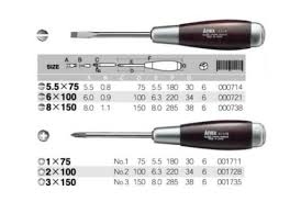 Tô vít đóng cán gỗ tam giác ANEX No.180+3x150