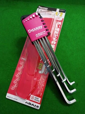 Bộ lục giác thường dài 2 đầu cong 1.5-10mm   ASAHI DYS0910