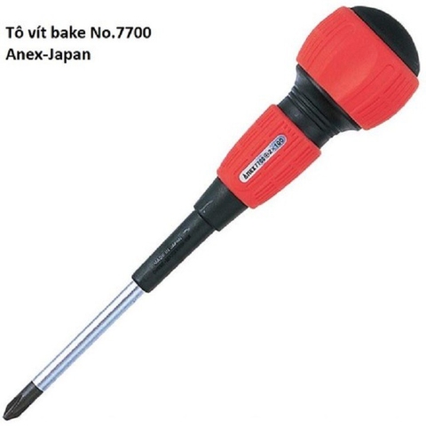 Tô vít 4 cạnh có từ tính ANEX No.7700+1x100