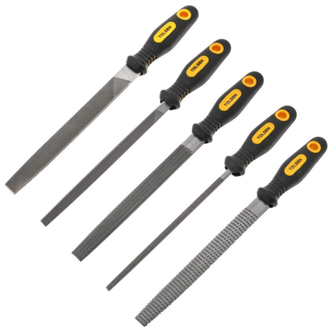 BỘ DŨA THÉP GỖ 5 CÂY 200MM,8'' TOLSEN 32038